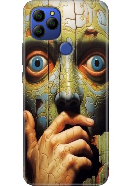 General Mobile Gm 21 Kılıf Baskılı Silikon Case Uv Iluzyon