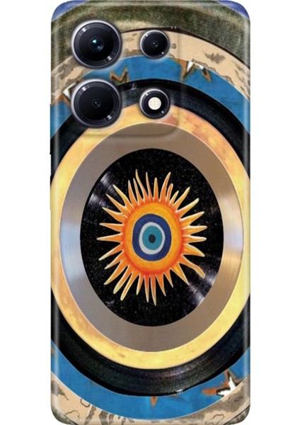 Infinix Note 30 Pro Kılıf 6.67" Desenli Baskılı Esnek Silikon Kapak Nazar