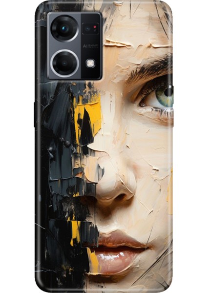 Oppo Reno 7 Kılıf (CPH2363) Desenli Silikon Kampanyalı Kapak Beauty