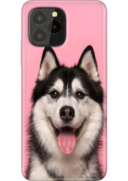 Oukitel C21 Pro / Plus Uyumlu Kılıf Desenli Silikon Renkli Tpu Uv Hasky