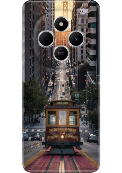 Xiaomi Redmi 14C Kılıf Renkli Rubber Desenli Silikon California