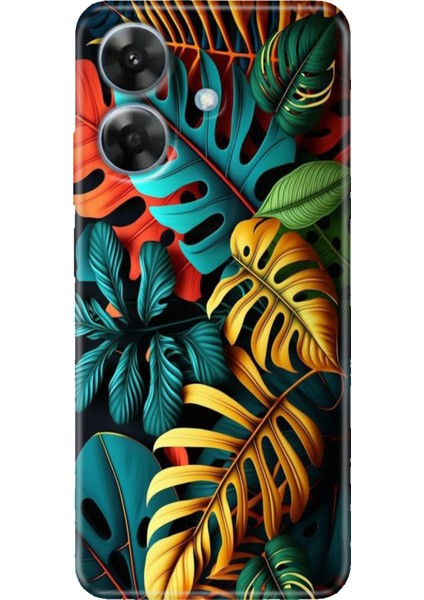 Realme Note 60 4g Kılıf Renkli Baskılı Tasarım Desenli Case Renkli Orman