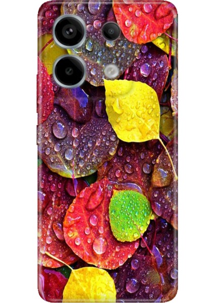 Redmi Note 13 Pro 5g / Poco X6 Kılıf Renkli Esnek Silikon Sonbahar