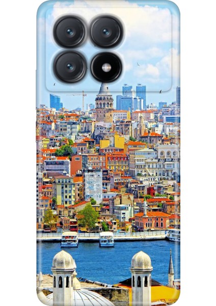 Xiaomi Poco X6 Pro Kılıf Renkli Esnek Silikon Istanbul