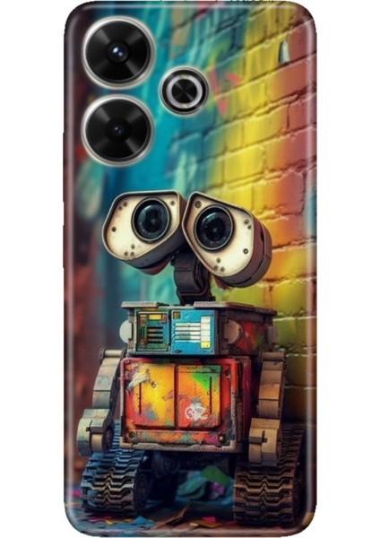 Xiaomi Redmi 13 4g Kılıf Renkli Tpu Baskı Ermer Silikon Robotic