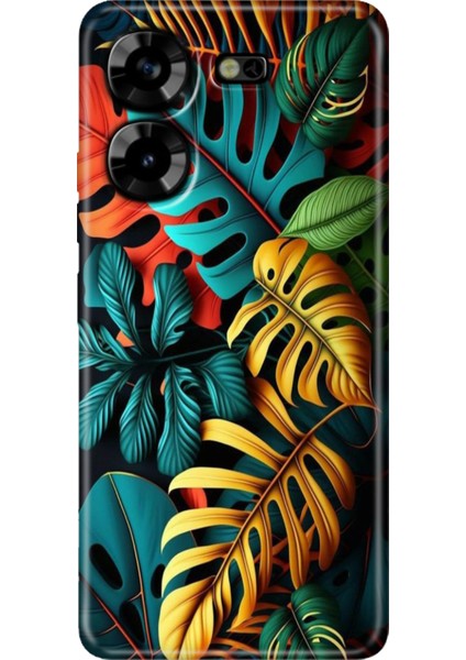 Tecno Pova 5 Kılıf Renkli Esnek Silikon Renkli Orman