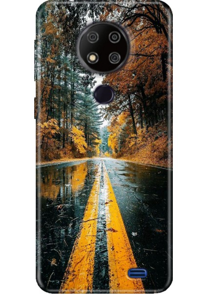 Reeder P13 Blue Max 2020 Kılıf Desenli Kapak Silikon Cover Korku Yolu