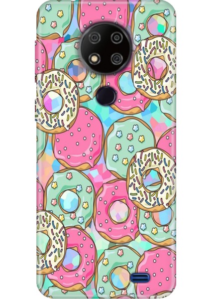 Reeder P13 Blue Max 2020 Kılıf Desenli Kapak Silikon Cover Donut