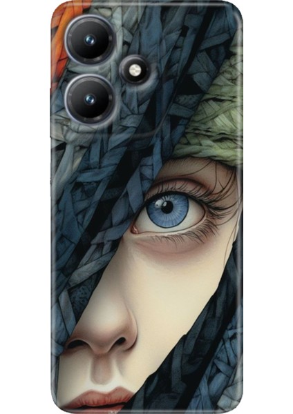 Infinix Hot 30 Kılıf Baskılı Esnek Silikon Kapak Siluet