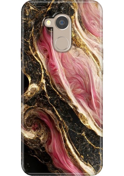 General Mobile Gm 8 Uyumlu Kılıf Desenli Silikon Renkli Tpu Uv Seattle Mermer