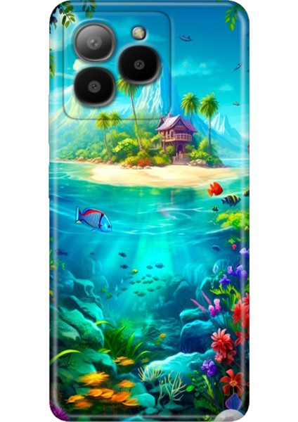 Omix X7 Kılıf Silikon Tasarım Stok Island