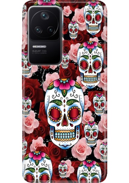 Xiaomi Poco F4 Kılıf Desenli Kapak Renkli Ermer Kabile