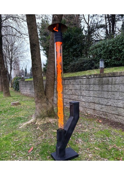 Füze Pelet Sobası Camlı Büyük