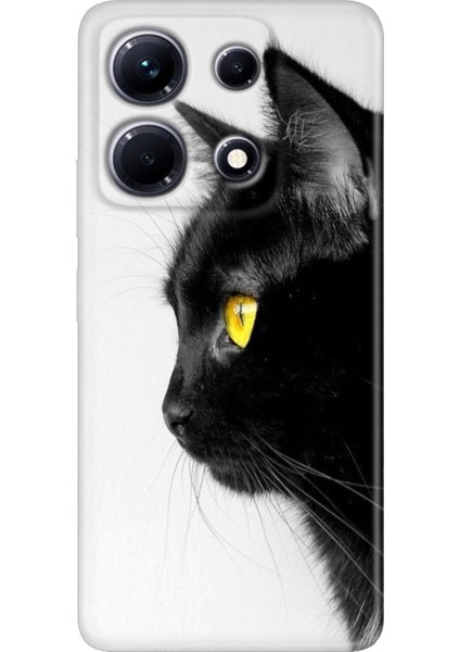 Infinix Note 30 Pro Kılıf 6.67" Desenli Baskılı Esnek Silikon Kapak Kedi Bakışı
