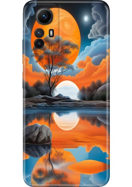 Xiaomi Redmi Note 12S Kılıf Desenli Ermer Silikon Afrika