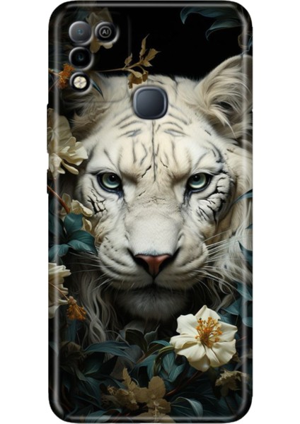 Infinix Hot 10 Play Kılıf Desenli Baskılı Esnek Silikon Kapak Aslan