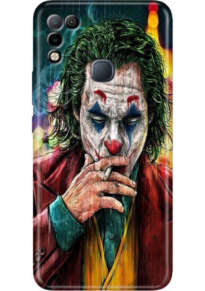 Infinix Hot 10 Play Kılıf Desenli Baskılı Esnek Silikon Kapak Jokker