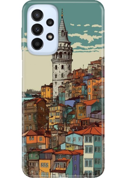 Samsung Galaxy A33 Uyumlu Kılıf Silikon Tasarım Stok Galata