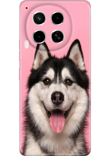 Tecno Camon 30 Kılıf (Cl6) Uyumlu Silikon Desenli Kapak Hasky