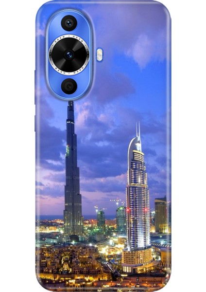 Huawei Nova 12S Kılıf Desenli Kapak Renkli Tpu Uv Dubai