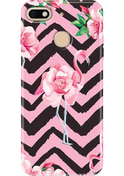General Mobile Gm 8 Go Kılıf Desenli Silikon Renkli Tpu Uv Flamingo