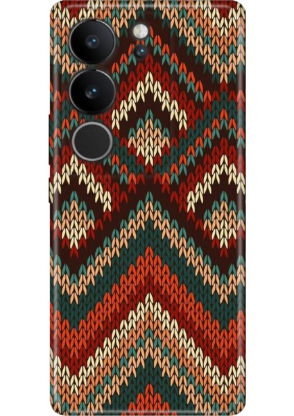 Vivo V29 5g Kılıf Desenli Silikon Esnek Uyumlu Kapak Zikzak