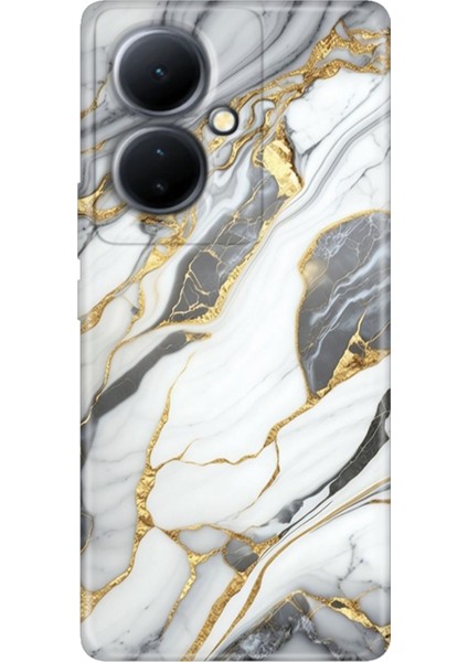 Vivo V29 Lite 5g Kılıf Desenli Silikon Kampanyalı Kapak Arsos Mermer