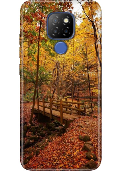 General Mobile Gm 20 Kılıf Desenli Silikon Case Uv Kasımda Aşk