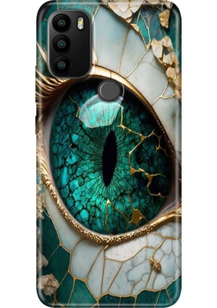 General Mobile Gm 21 Pro Kılıf Baskılı Esnek Silikon Kapak Tanrıça Gözü