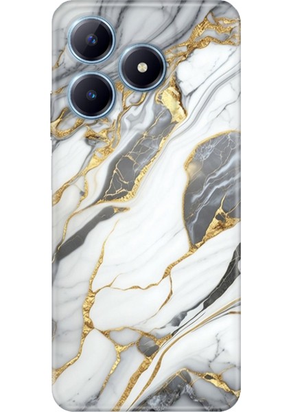 Realme C63 Kılıf Renkli Baskılı Silikon Arsos Mermer