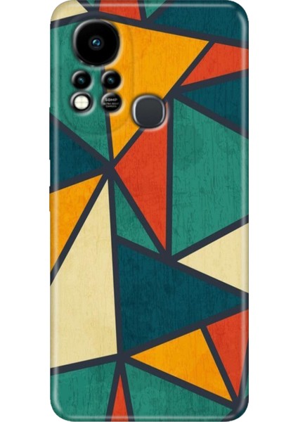 Infinix Hot 11S Uyumlu Kılıf Renkli Tpu Silikon Wall