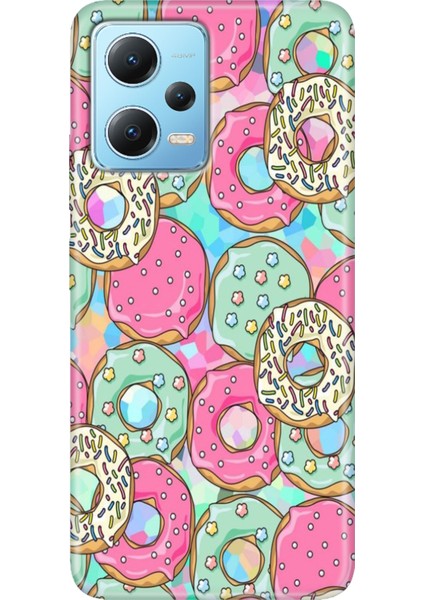 Xiaomi Redmi Note 12 4g Kılıf Desenli Design Silikon Donut