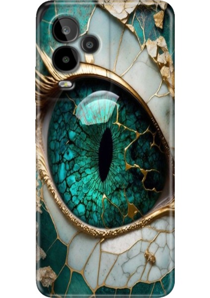 General Mobile Gm 24 Pro Kılıf Desenli Esnek Silikon Temalı Tanrıça Gözü