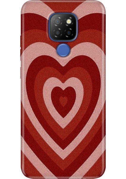 General Mobile Gm 20 Kılıf Desenli Silikon Case Uv Mat Kalp