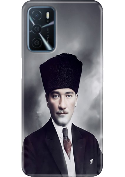 Oppo A16 Kılıf (CPH2269) Uyumlu Silikon Tasarım Stok Atatürk