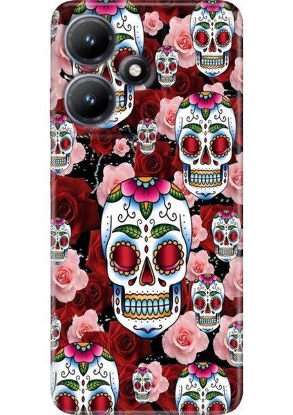 Infinix Hot 30I X669 Kılıf Baskılı Esnek Silikon Kapak Kabile