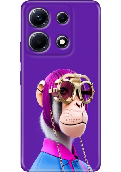 Infinix Note 30 Kılıf Desenli Baskılı Esnek Silikon Kapak Monkey