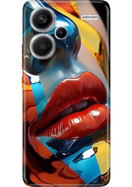 Xiaomi Redmi Note 13 Pro Plus 5g Kılıf Tasarım Outlet Silikon Makyaj