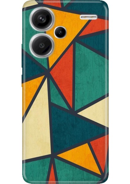 Xiaomi Redmi Note 13 Pro Plus 5g Kılıf Tasarım Outlet Silikon Wall