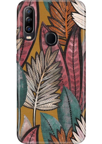 General Mobile Gm 20 Pro Kılıf Baskılı Silikon Case Uv Yapraklar