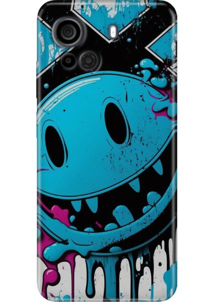 Casper Via F30 Uyumlu Kılıf Desenli Silikon Renkli Tpu Uv Vintage Wall