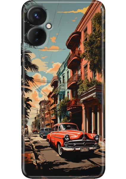 Tecno Camon 19 Neo Kılıf (CH6I) Uyumlu Desenli Silikon Küba