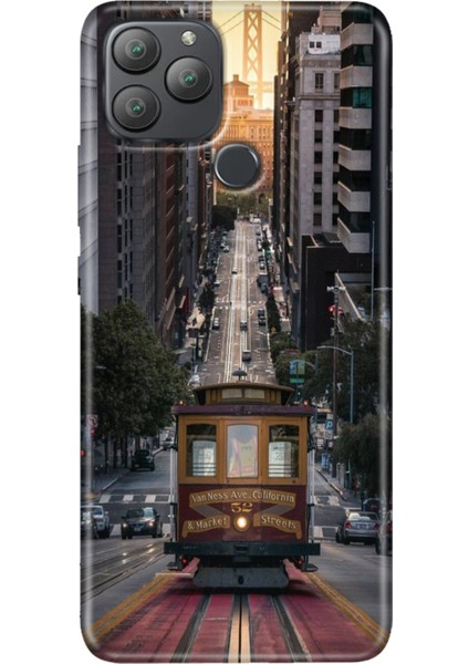 General Mobile Gm 22 Plus Kılıf Desenli Esnek Silikon Uv California