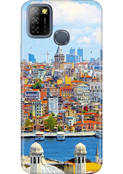 Infinix Smart 5 Uyumlu Kılıf Renkli Smart 5 Silikon Istanbul