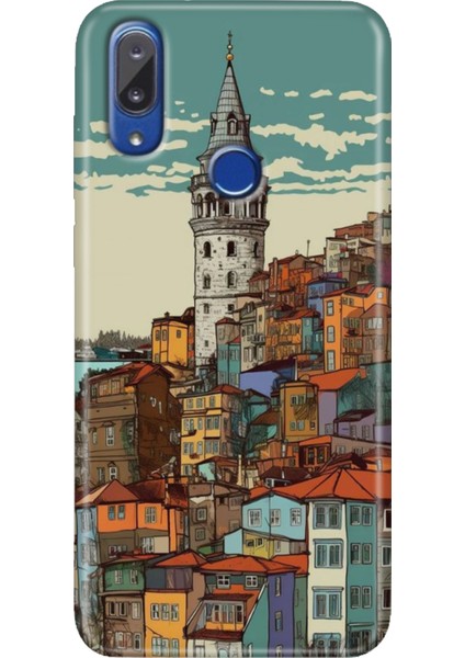 Vestel Venus E5 Kılıf Desenli Baskılı Hd Vestel E5 Silikon Galata