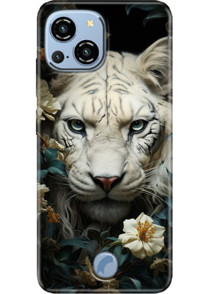 Reeder S23 Pro Max Kılıf Desenli Kapak Baskı Uv Aslan