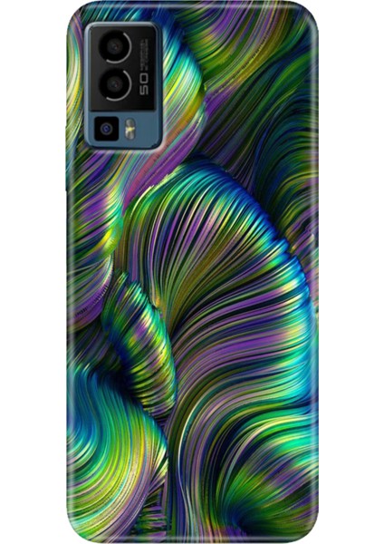 General Mobile Gm 23 Kılıf Desenli GM23 Silikon Case Uv Holographic