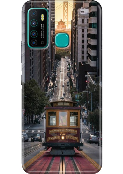 Infinix Hot 9 Kılıf Renkli Tpu Tam Uyum Silikon California