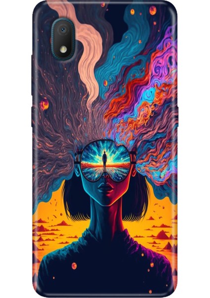 Tcl L7 Kılıf Desenli Silikon Renkli Phone Case Girdap
