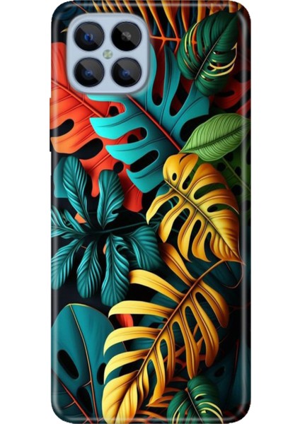 Omix X600 Kılıf Renkli Esnek Silikon Renkli Orman